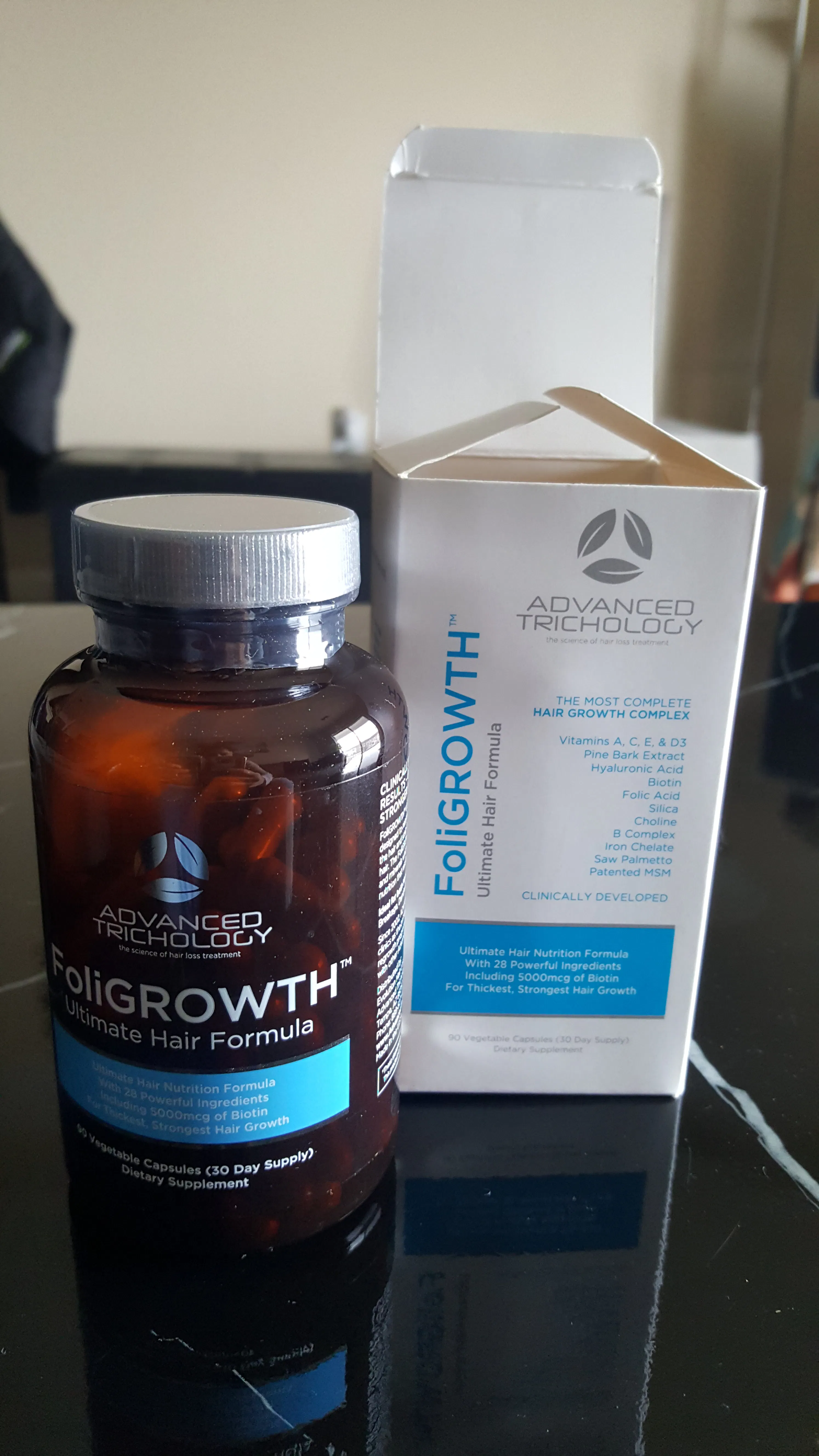FoliGrowth Ultra Hair Growth Vitamin with high potency Biotin